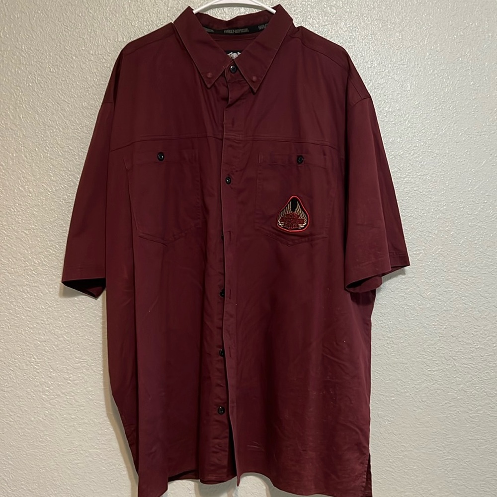 Gently used Harley Davidson xxl men’s button down shirt
